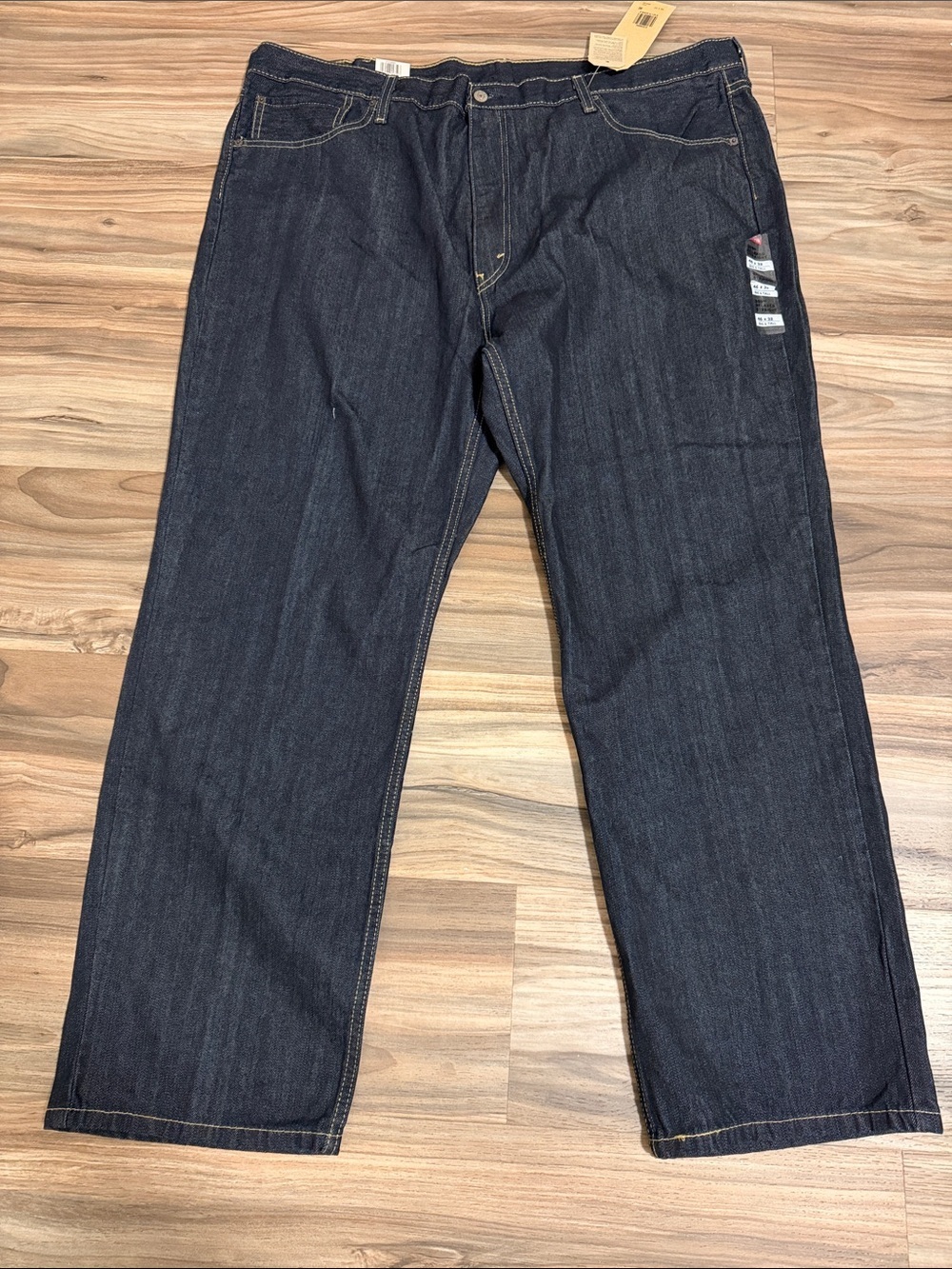 Levi's 559 Relaxed Straight Jeans Men's Big & Tall Size 46x32 Dark Wash NWT